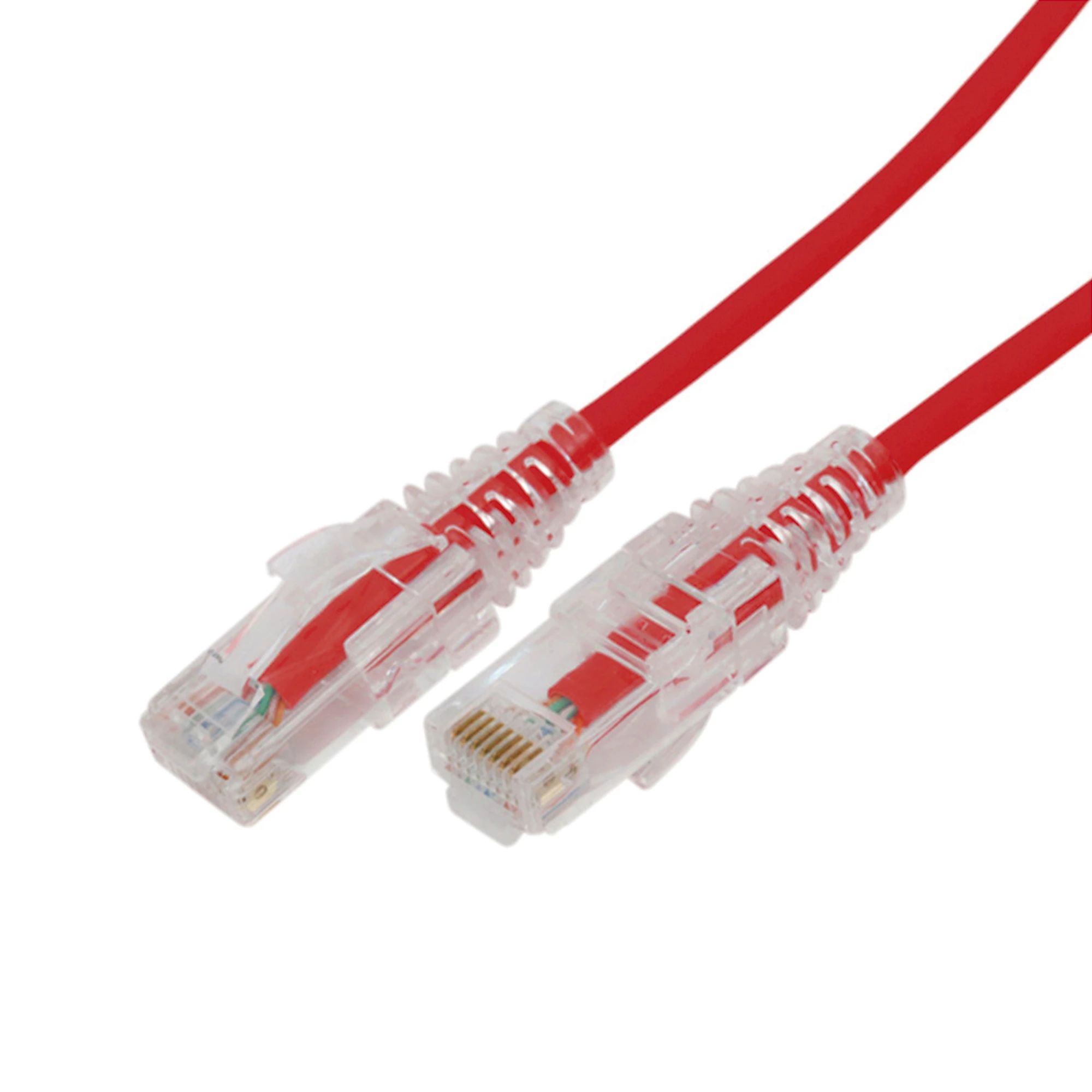 Patch cord, Linkedpro, LP-UT6A-1000-RD28, Slim UTP Cat6A - 10 Metros Rojo