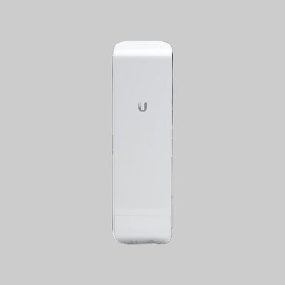 ubiquiti nsm2 antena cpe 2.4ghz alto alcance carcasa blanca instalación exterior