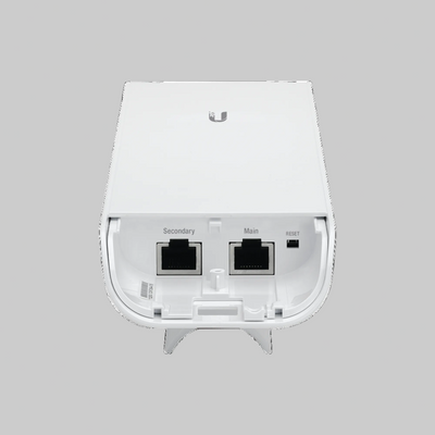 nanostation m5 puertos ethernet poe cpe 5ghz detalle conexión red ubiquiti