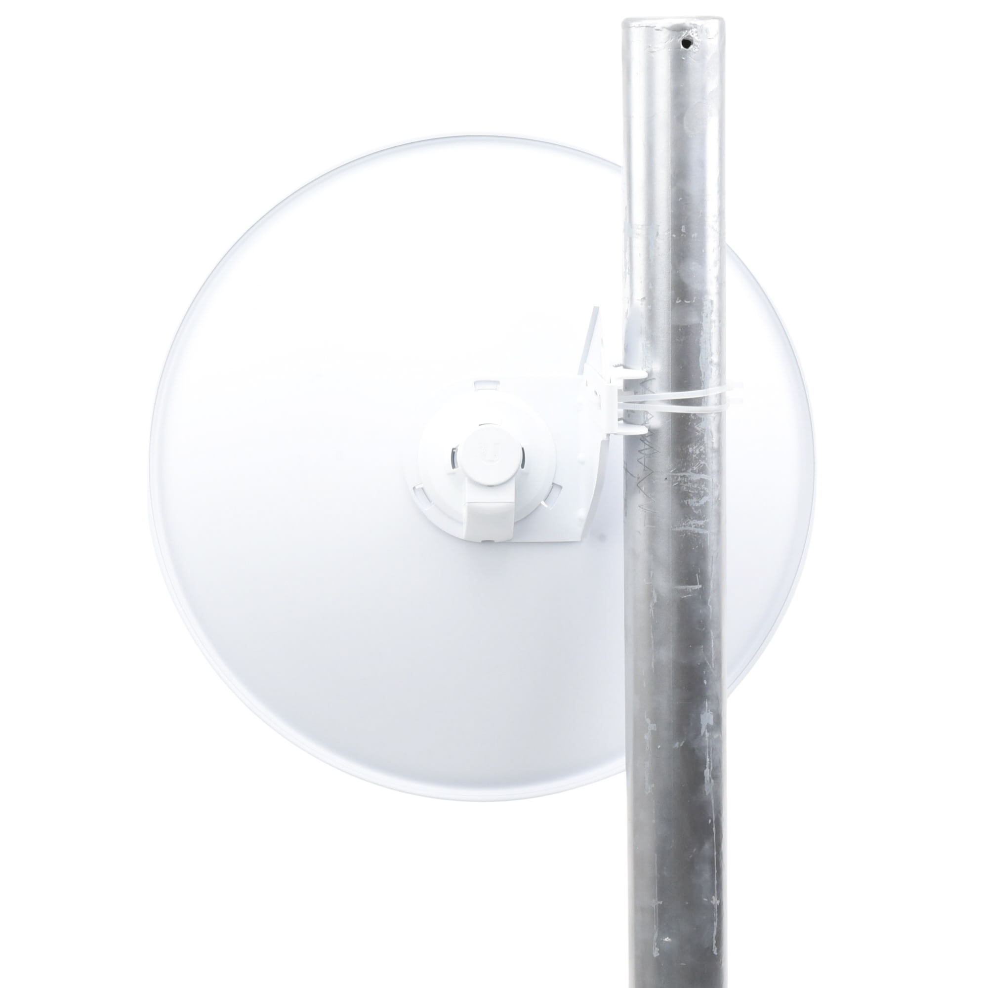 Sistema de montaje PowerBeam PBE-M5-400 con soporte ajustable para alineación precisa en enlaces 5GHz