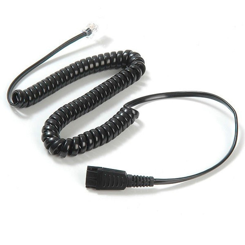 Cable Adaptador Vbet QD-RJ9-01, Adaptador QD tipo Poly a RJ9 Compatible con la mayoría de los teléfonos IP