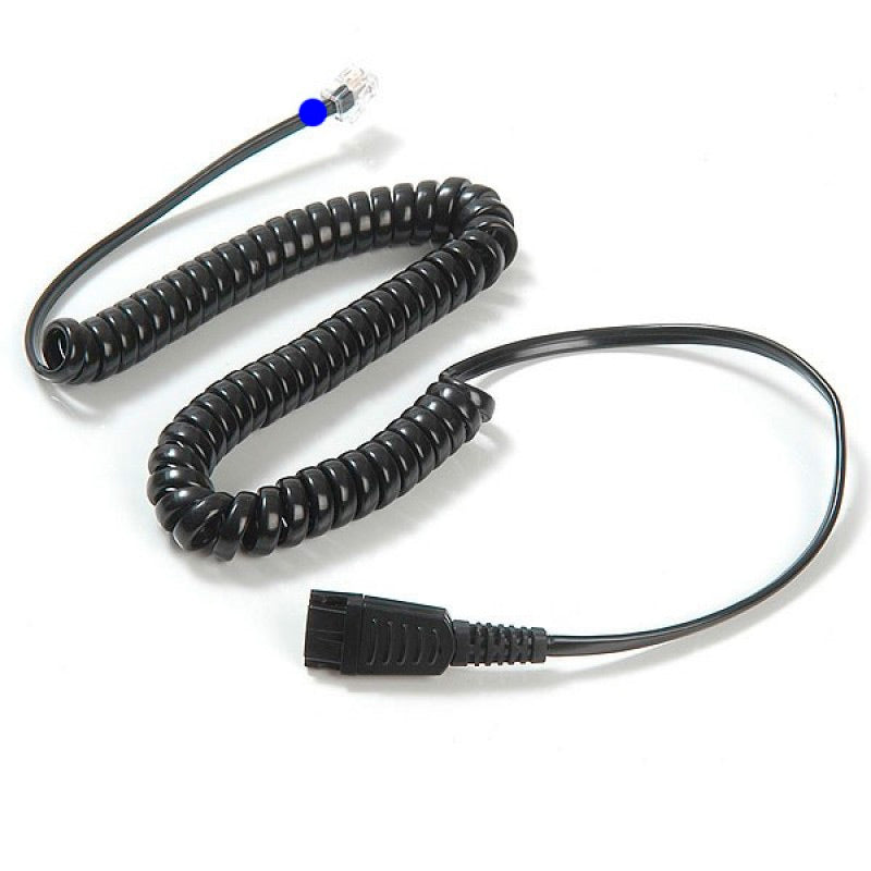 Cable Adaptador Vbet QD-RJ9-03, De QD tipo Poly a RJ9 para Yealink, Grandstream,Huawei