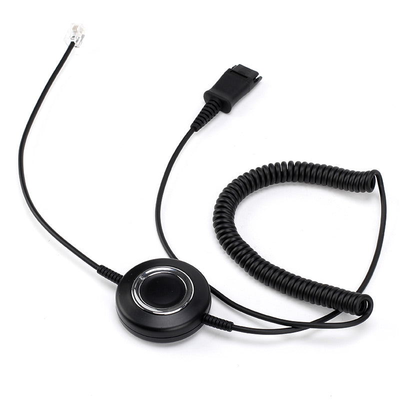 Cable QD tipo Poly a RJ09 Vbet QD-SMART-CORD, configurable para varias modelos y marcas de teléfonos