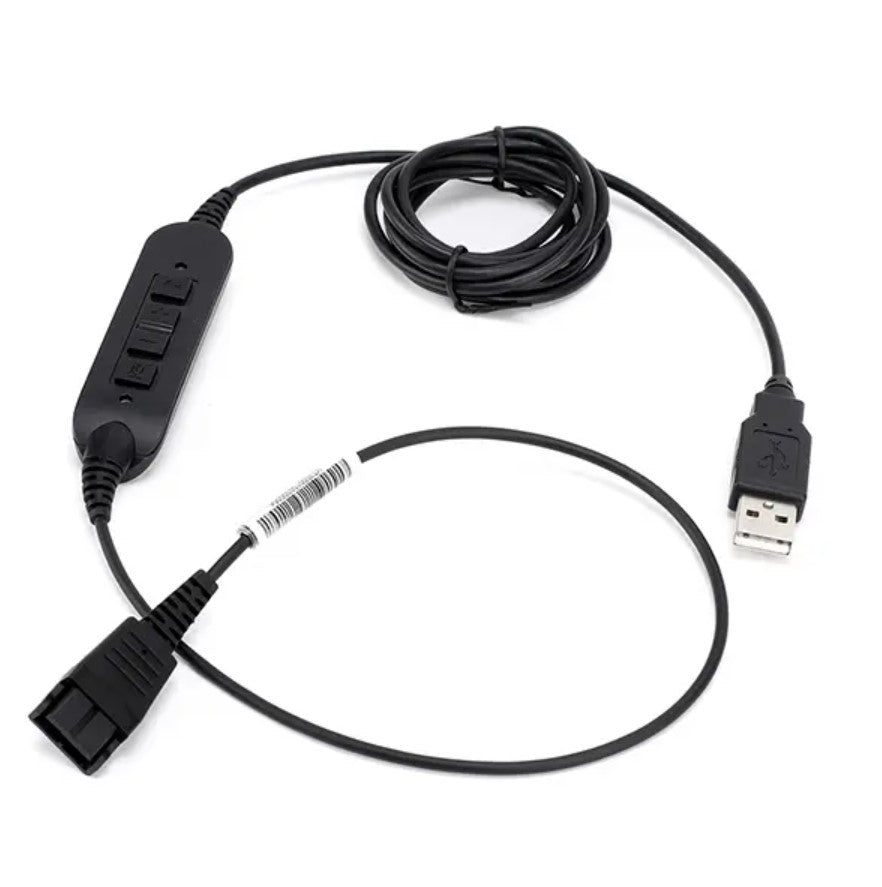 Cable Adaptador Vbet QD-USB-02, Adaptador QD tipo Poly a USB
