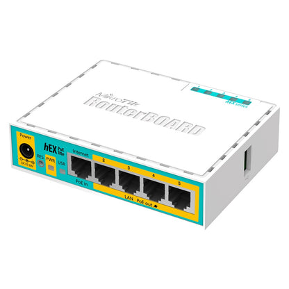 Router Mikrotik RB750UPr2, RouterBoard, 32Mb de RAM, 5 Puertos, Salidas PoE