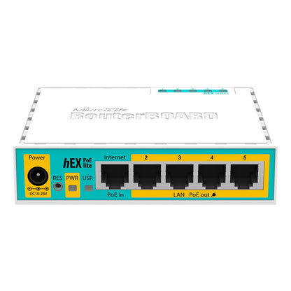 Router Mikrotik RB750UPr2, RouterBoard, 32Mb de RAM, 5 Puertos, Salidas PoE