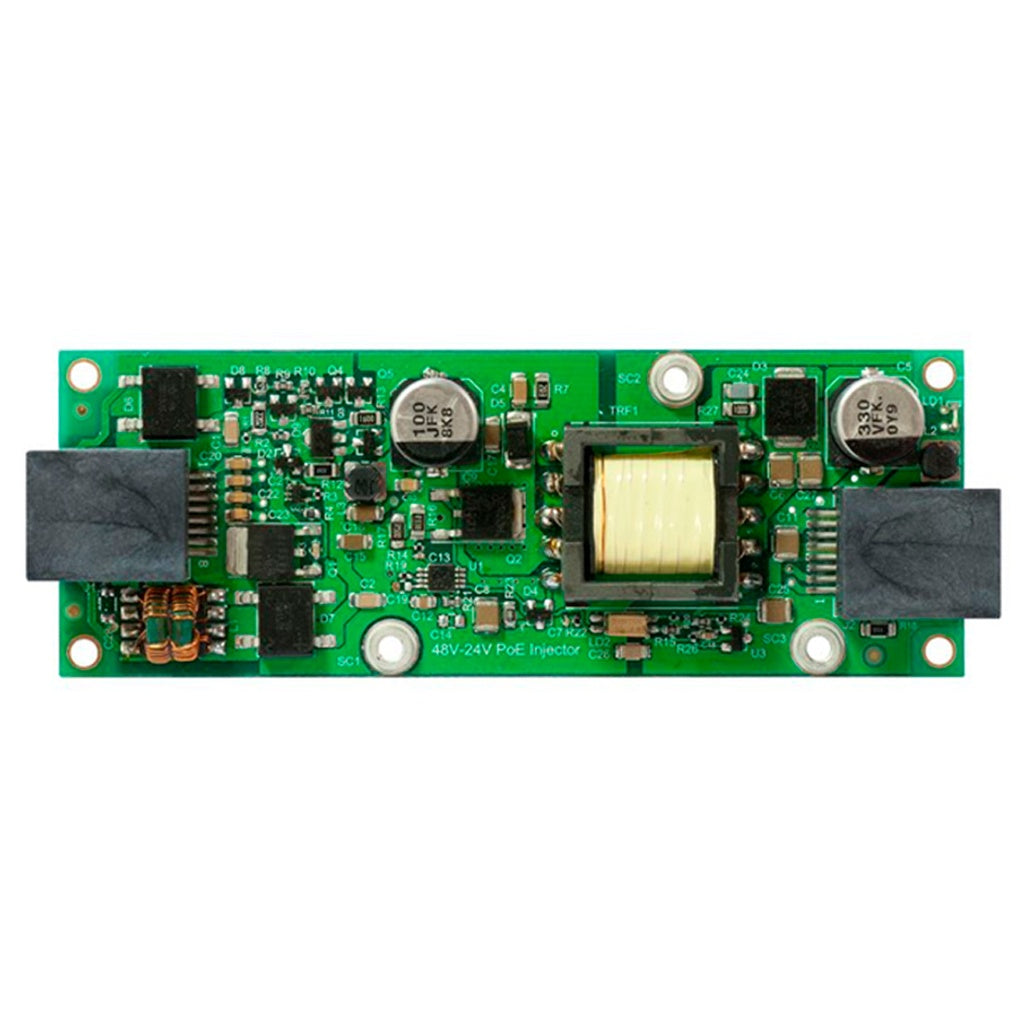Convertidor de 48V PoE Mikrotik RBGPOE-CON-HP, (pasivo y 802.3af/at) a 24V 1A