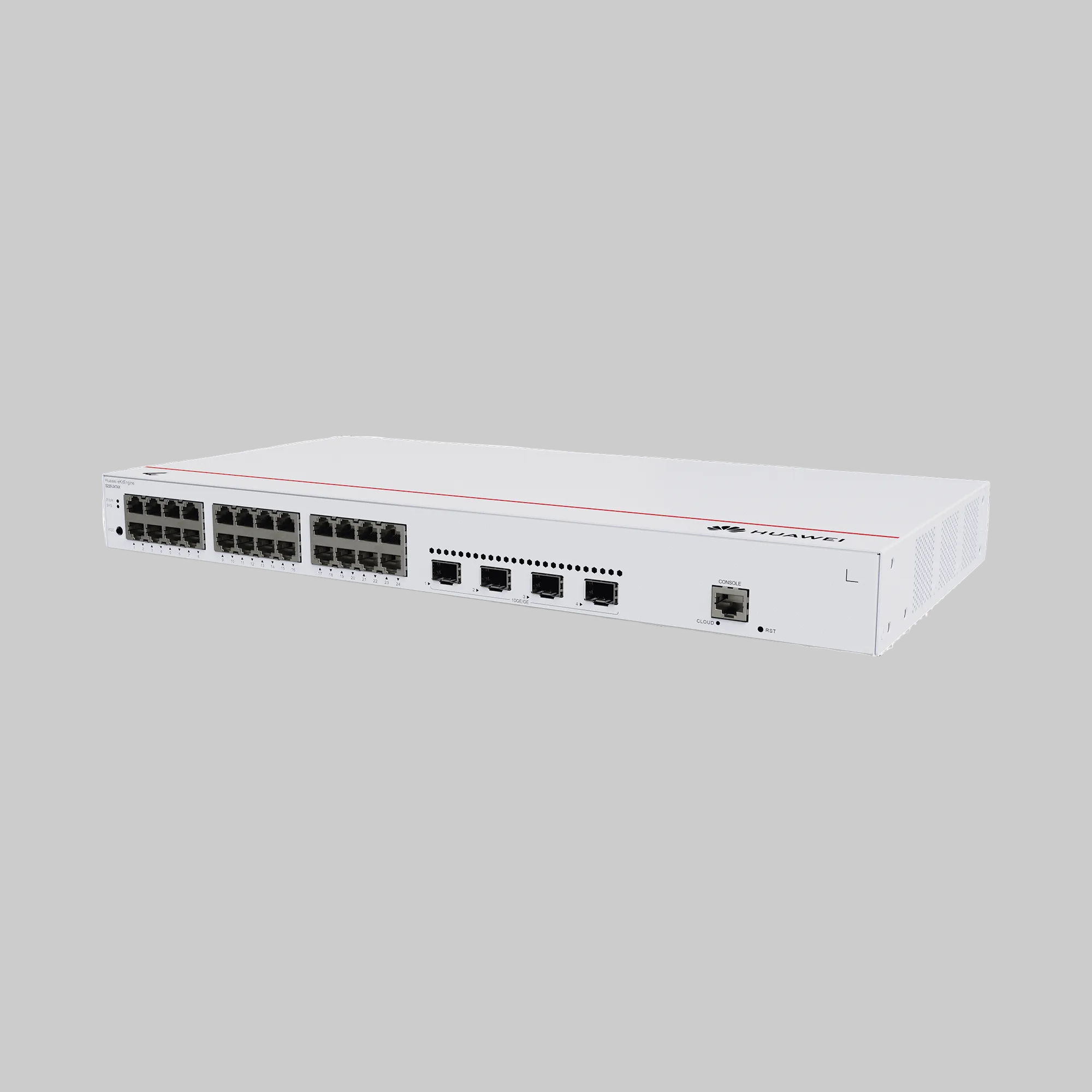 Switch de Acceso Gigabit Administrable Capa 2 / 24 puertos 10/100/1000 Mbps / 4 Puertos 10GE SFP+ Uplink / ERPS / IMGP Snooping / DHCP Snooping / Administración Nube Gratis