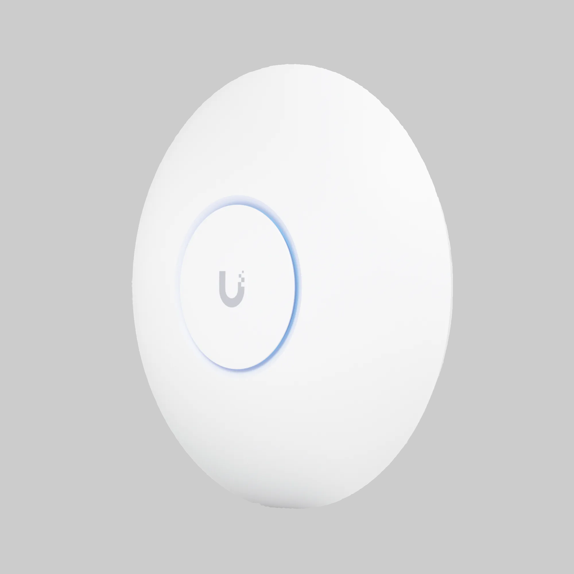 u7 pro max ubiquiti access point wifi 7 tribanda blanco para techo o pared en vista frontal angular