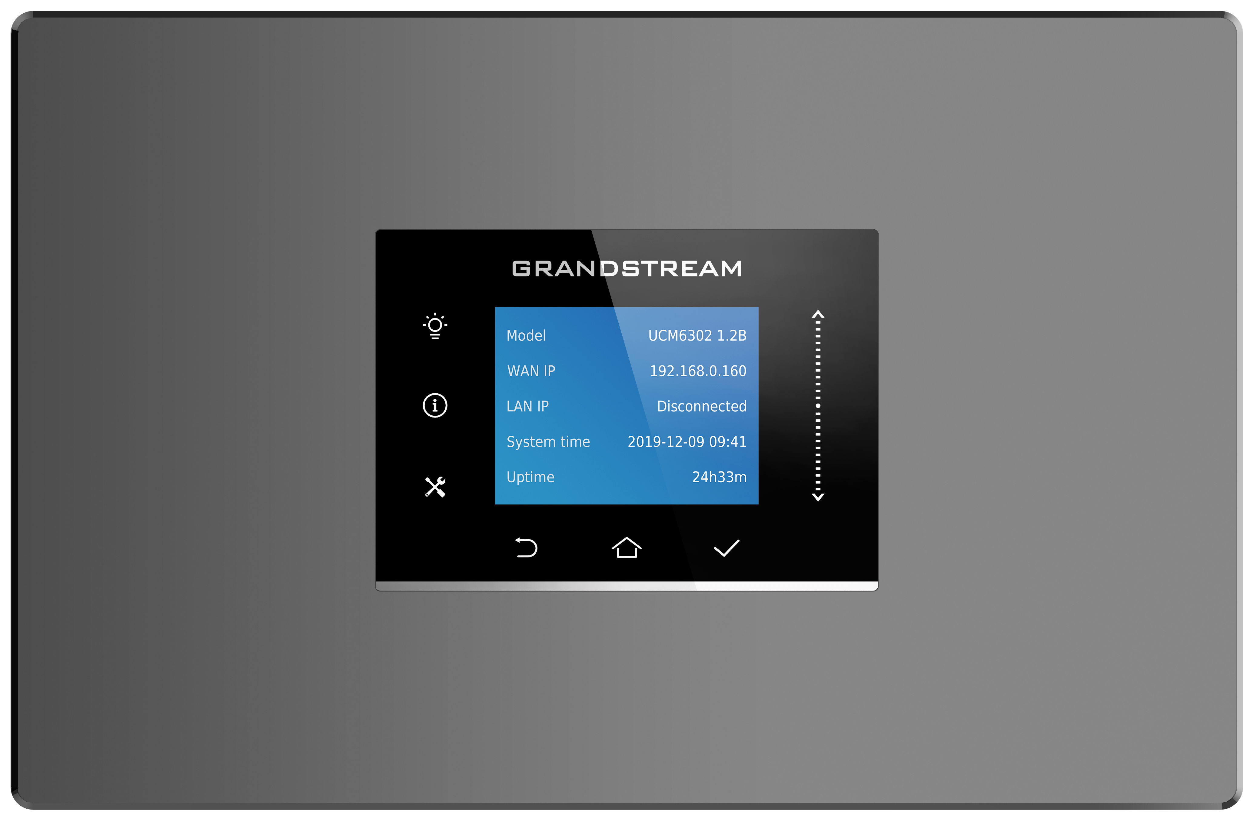 Conmutador IP Grandstream UCM6301, 1 línea, 500 usuarios, 75 llamadas simultáneas