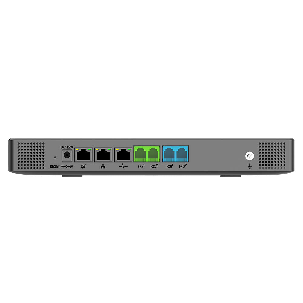 Conmutador IP Grandstream UCM6302A, 2 Líneas, 500 Usuarios y 75 Llamadas simultaneas, Solo Audio