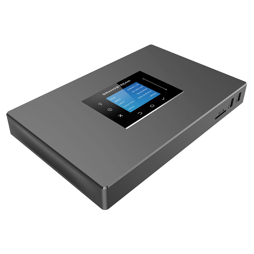 Conmutador IP Grandstream UCM6302A, 2 Líneas, 500 Usuarios y 75 Llamadas simultaneas, Solo Audio