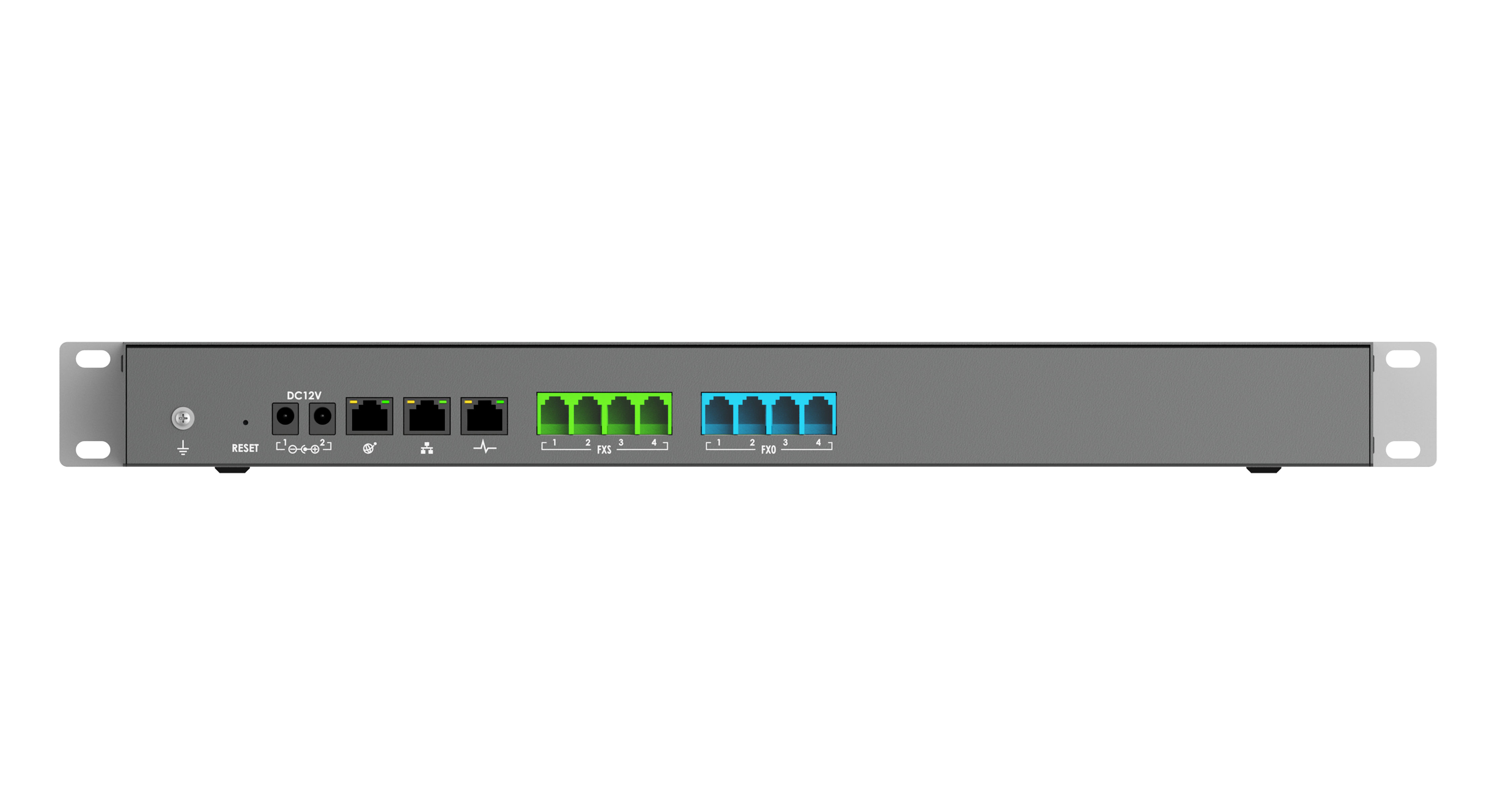 Conmutador IP Grandstream UCM6304, 4 línea, 2000 usuarios, 300 llamadas simultáneas