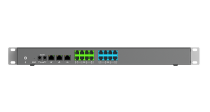 Conmutador IP Grandstream UCM6308A, 8 líneas, 1500 usuarios, 200 llamadas simultáneas, Audio Series