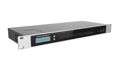 Conmutador IP Grandstream UCM6308A, 8 líneas, 1500 usuarios, 200 llamadas simultáneas, Audio Series