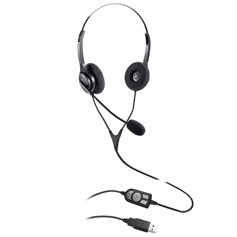 Diadema Binaural Vbet VT1500-USB-D, Con Conector USB