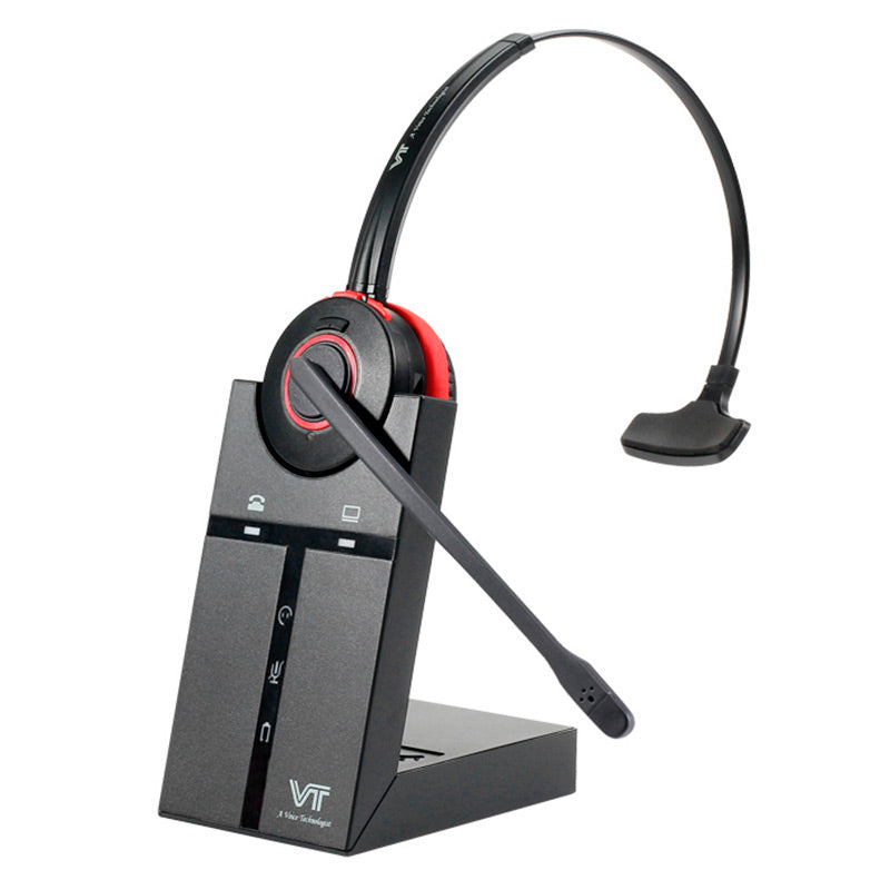 Diadema Inalambrica Vbet VT9400-M, DECT, HD Monoaural, EHS, RJ09 y USB