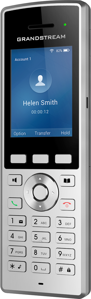 Teléfono Inalámbrico IP HD WiFi Grandstream WP822, Doble Banda, USB, 3.5mm, Bluetooth