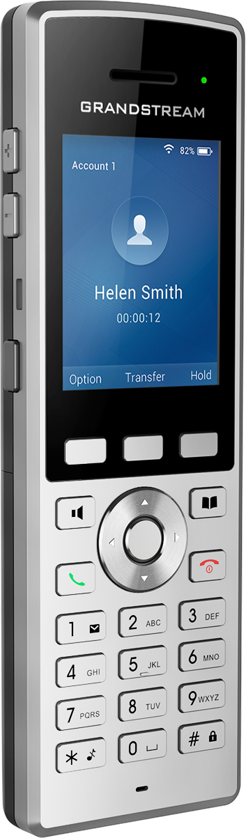 Teléfono Inalámbrico IP HD WiFi Grandstream WP822, Doble Banda, USB, 3.5mm, Bluetooth