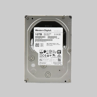 Interior disco duro WD Ultrastar 10TB componentes internos de precisión para almacenamiento confiable en servidores 24/7