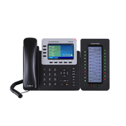 Teléfono IP HD Grandstream GXP2140, 4 SIP/Líneas, PoE, GigaEth y Bluetooth