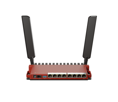 Router Wi-Fi Mikrotik L009UiGS-2HaxD-IN, 8 Eth Gb 1 Sfp Routeros v7, Lic nivel 5, Wi-Fi 6,