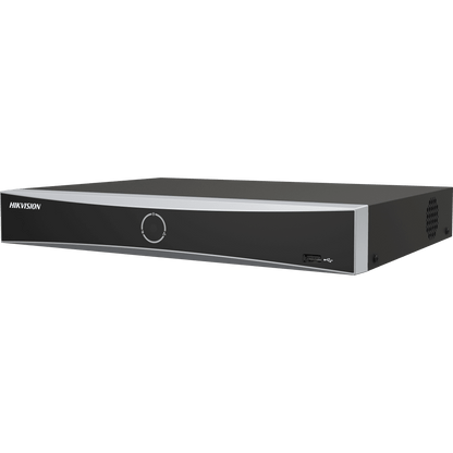 Grabador NVR 12 Megapixel (4K) HIKVISION DS-7608NXI-K2/8P(E), 8 canales IP, 8 Puertos PoE+, 2 Bahías de Disco Duro, 300 Metros PoE Modo Extendido